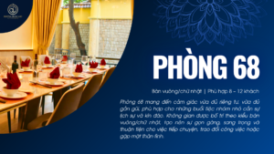Phòng VIP Hương Rừng 64D: Không Gian Tiếp Khách Riêng Tư Đẳng Cấp